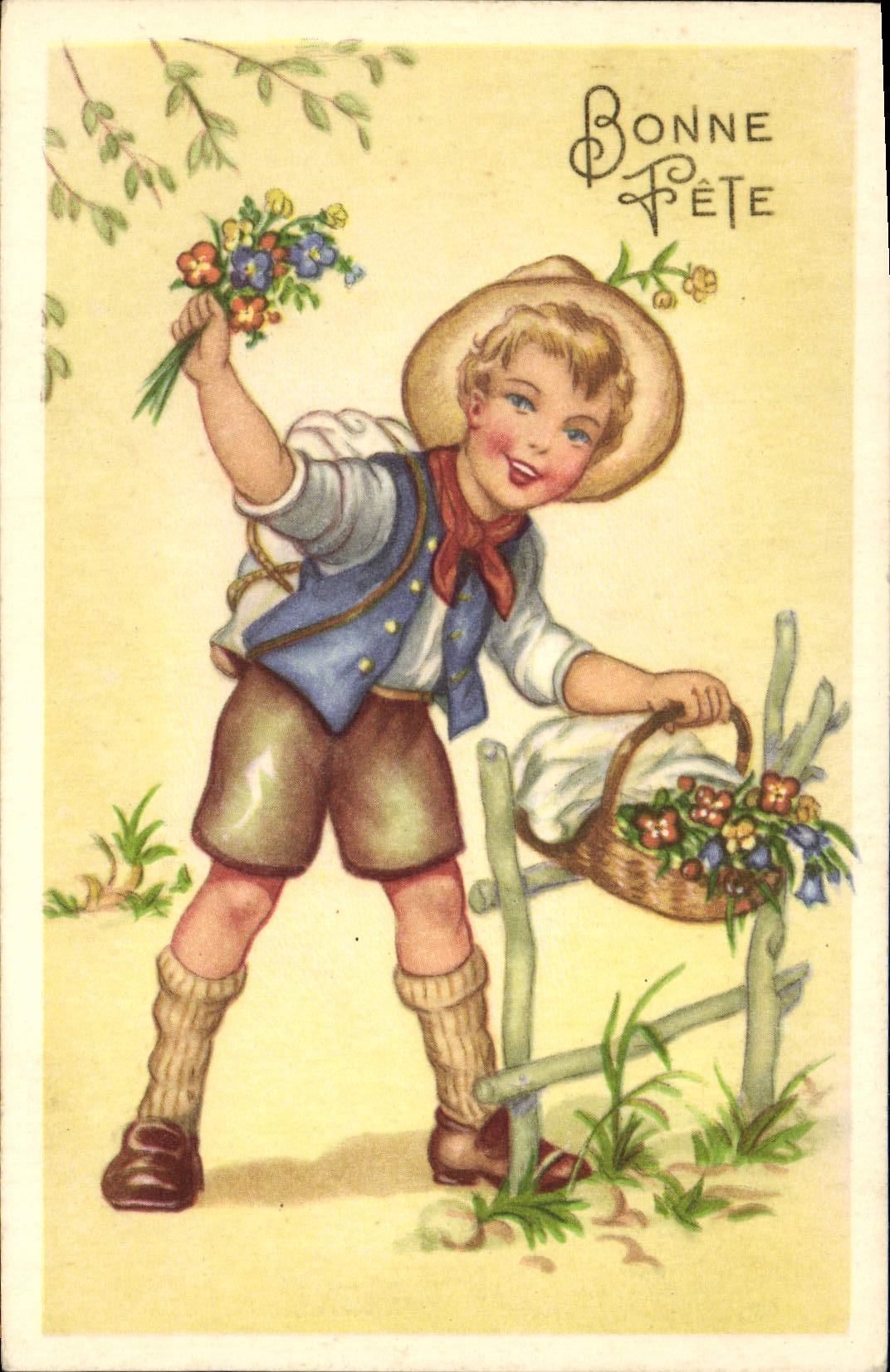 CPA Bonne Fete Enfant