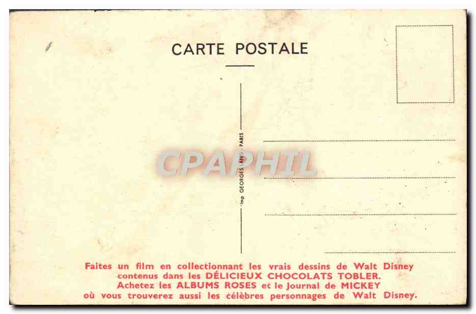 CPA Panchita Walt Disney  — Rückseite