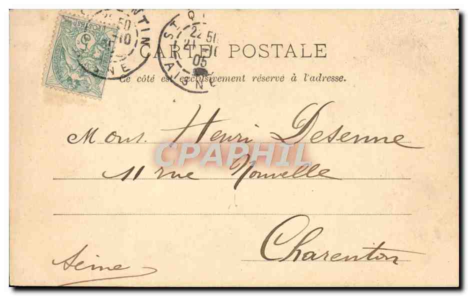 CPA Fantaisie Enfants Peintre — Rückseite