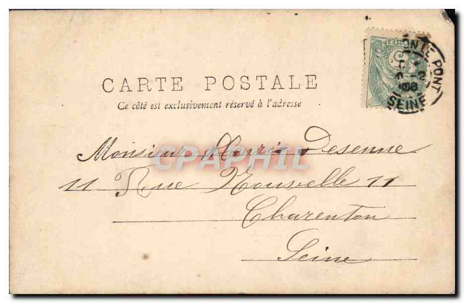 CPA La Sauce Est Brulee Enfant Chef — Verso