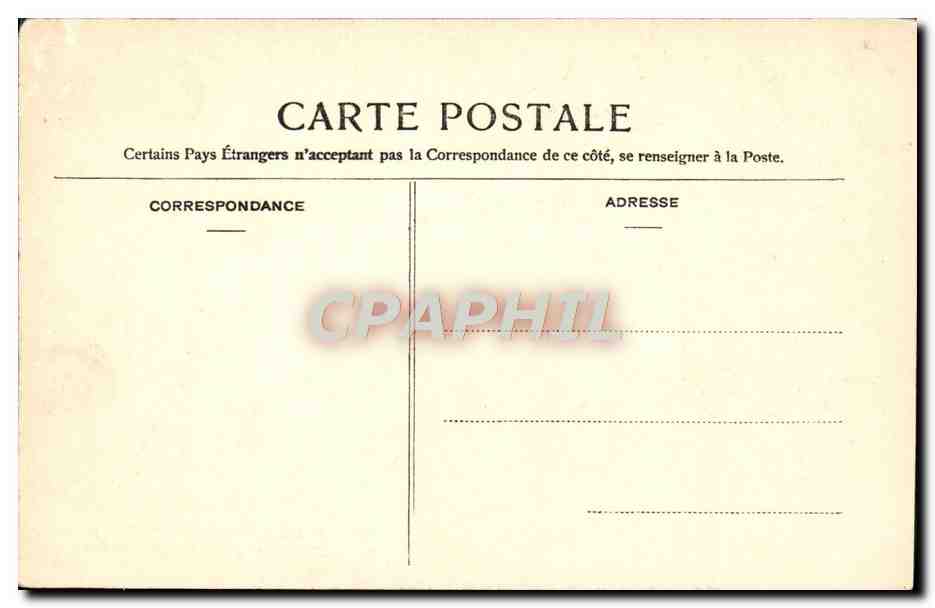 Bosque de Fontainebleau — Entrada al Desierto de Apremont — Editor n°387 — Reverso