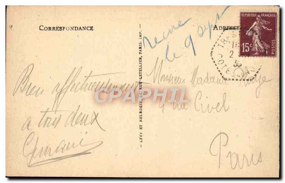 Perros-Guirec — Vers le Squevel du Sentier Douanier — LL — Verso