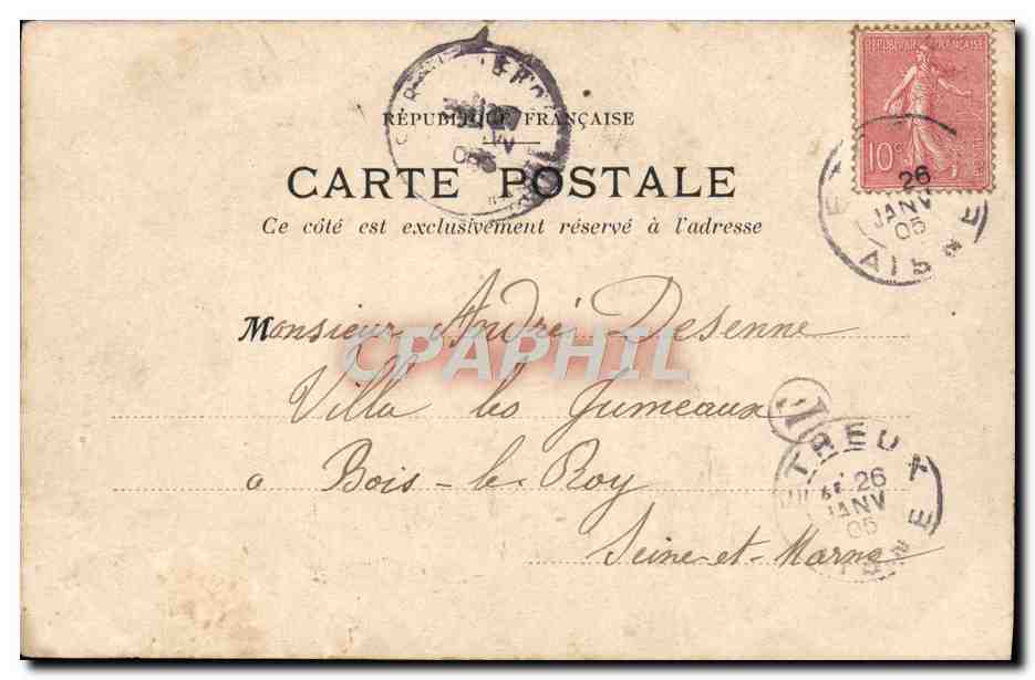 CPA Fantaisie Enfants Un complot  — Rückseite