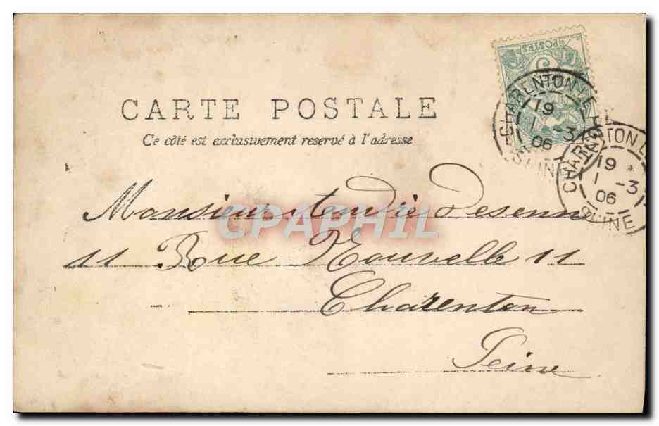 CPA Enfants — Rückseite