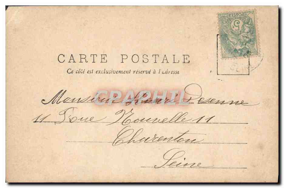 CPA Sauce Madere Chef — Rückseite