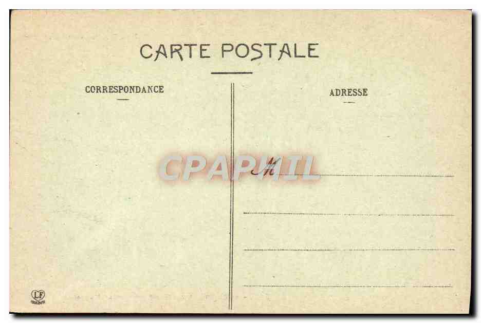 Luchon — L'allée d'Étigny et la montagne de Cazaril — Éditeur L. Tourdur, série 840 — Verso