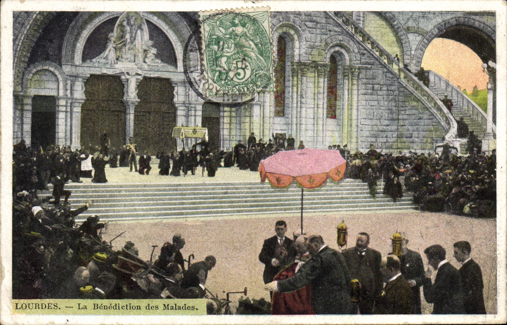 LOURDES — La Bénédiction des Malades — Éditeur : L. Chrostes