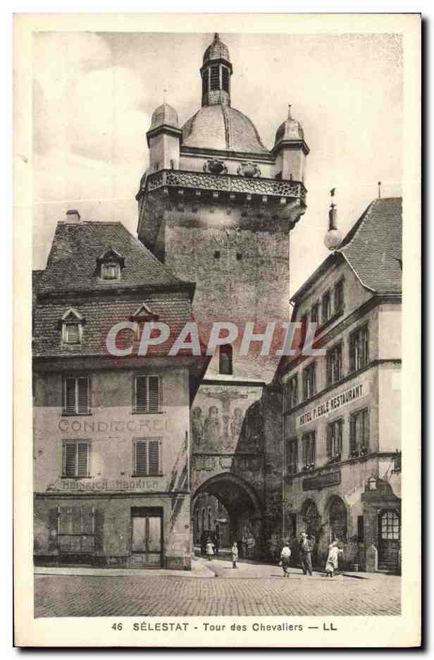 CPA Selestat Tour Des Chevaliers