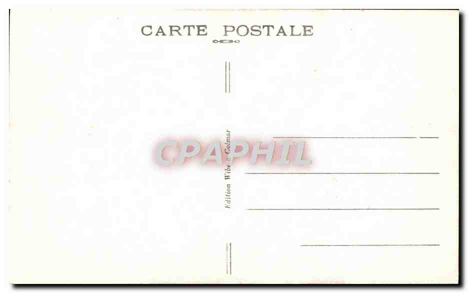 Sélestat — Tour des Sorcières — Édition Wibe à Colmar — Verso