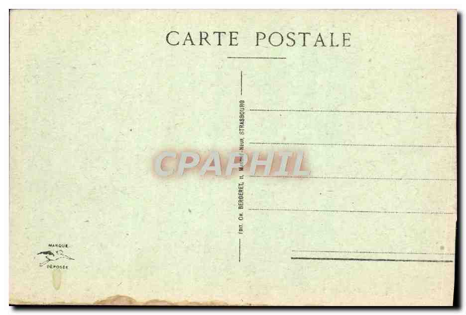 CPA Strasbourg La Petite France — Verso