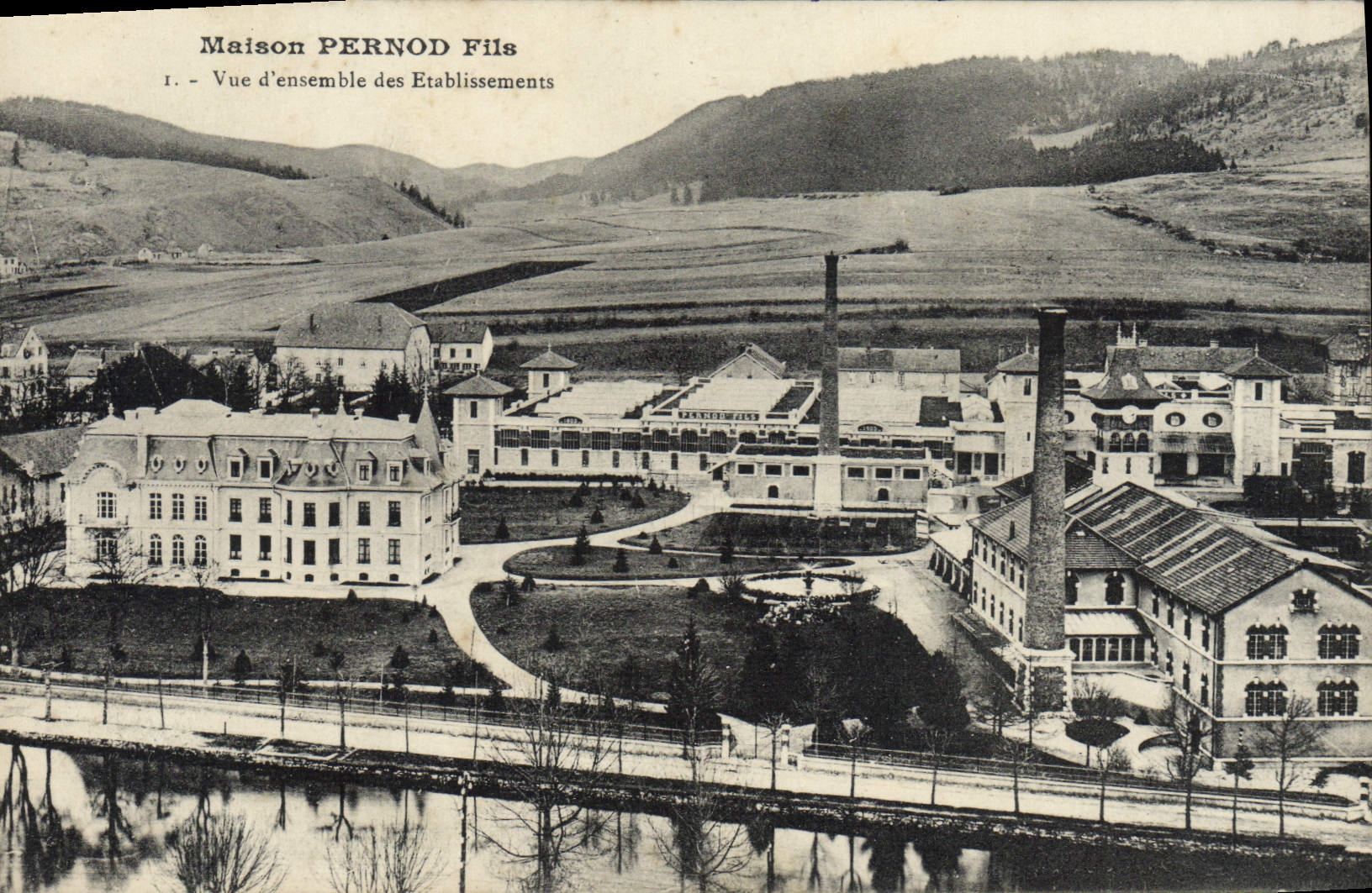Maison PERNOD Fils — Übersicht der Anlage — Verlag nicht identifiziert, Seriennummer nicht sichtbar