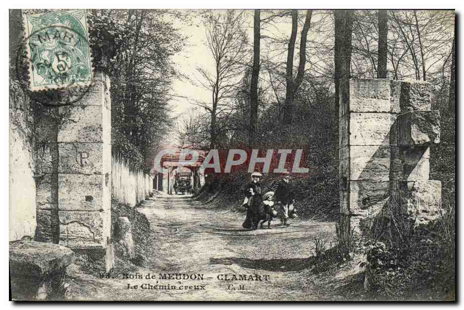 CPA Bois De Meudon Clamart Le Chemin Creux