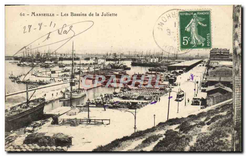 CPA Marseille Les Bassins De La Joliette