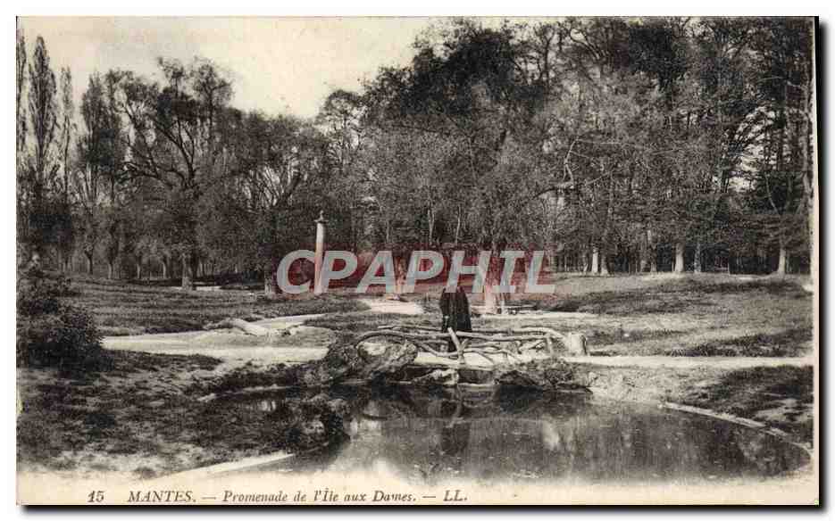 Mantes — Promenade de l'Île aux Dames — LL. n°15