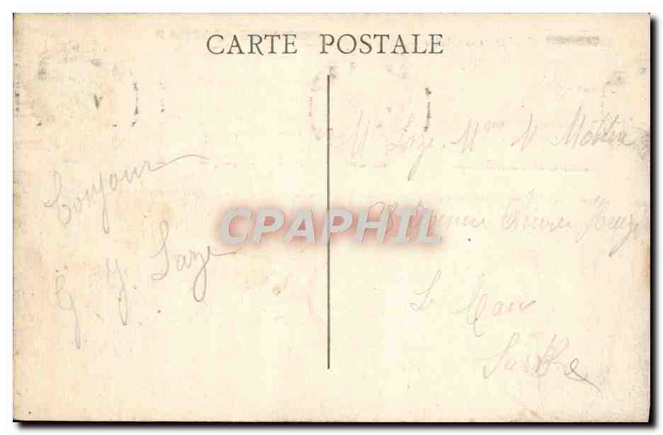 CPA Marseille La Corniche Anse Du Prophete — Verso