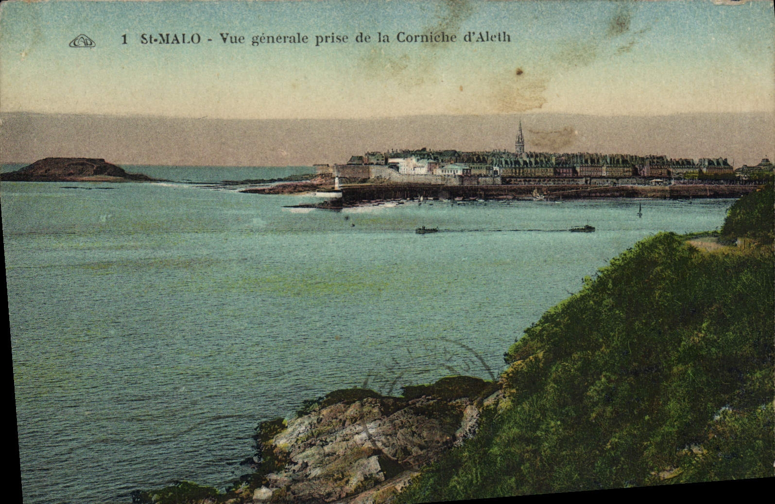 St-Malo - Vista general tomada desde la Corniche d'Aleth