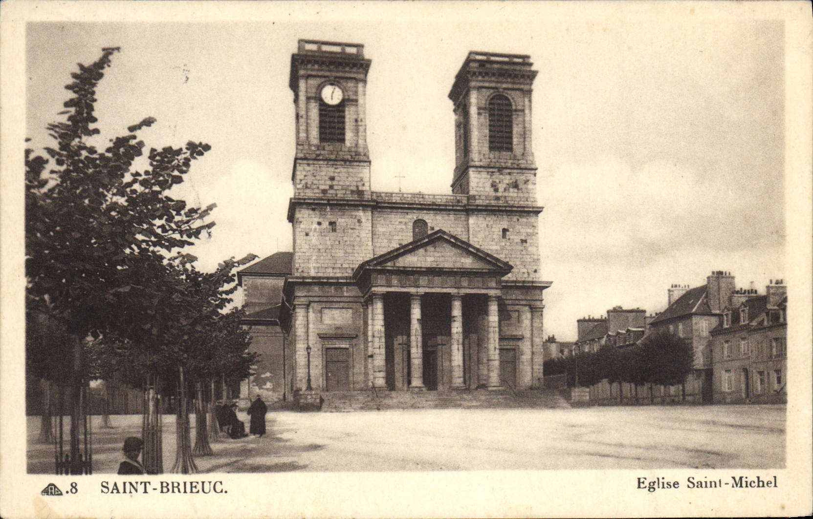 Saint-Brieuc — Église Saint-Michel — C° des Arts Photomécaniques - Strasbourg-Schiltigheim