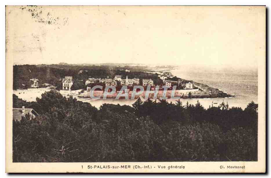 St-Palais-sur-Mer (Charente-Inférieure) — Vue générale — Cl. Moutonnet