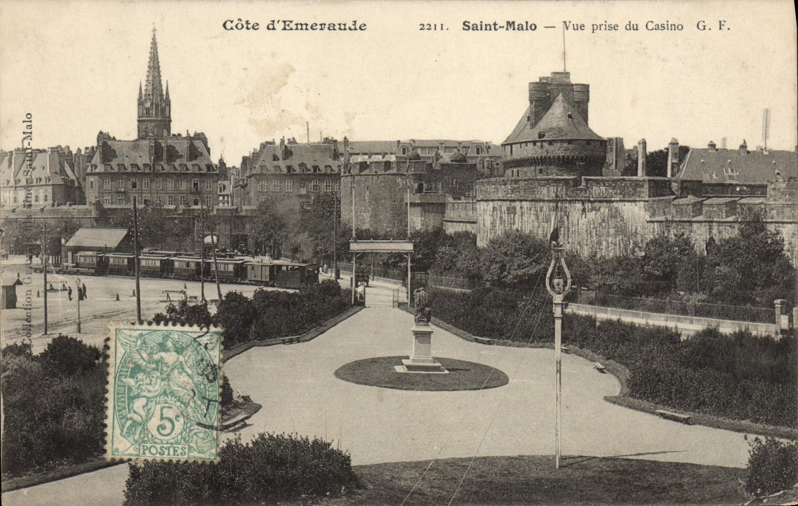 Saint-Malo — Vue prise du Casino G.F. — Côte d’Émeraude 2211
