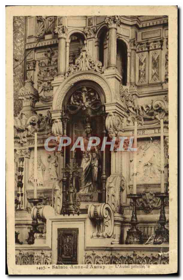 CPA Sainte Anne D'Auray L'Autel Privilegie