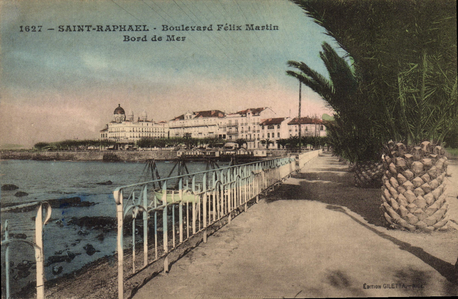 CPA Saint Raphael Boulevard Felix Martin Bord de mer