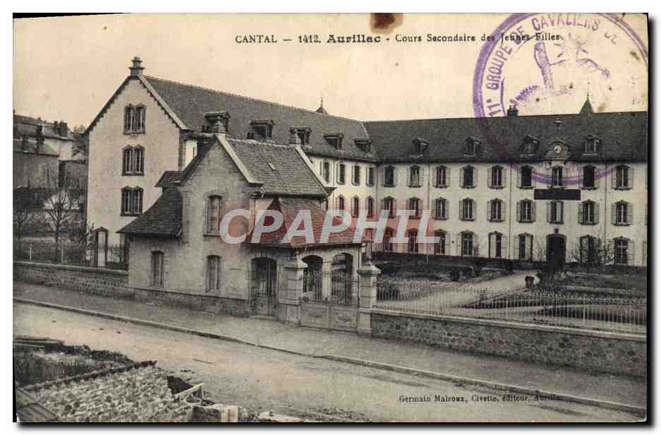 CPA Cantal Aurillac Cours Secondaire Des Jeunes Filles
