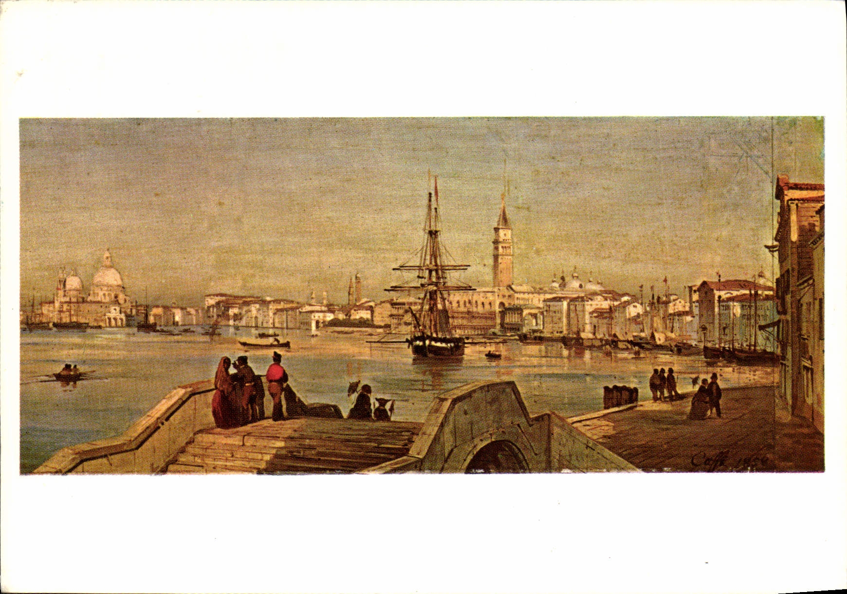 CPM Ippolito Caffi Veduta Di Venezia
