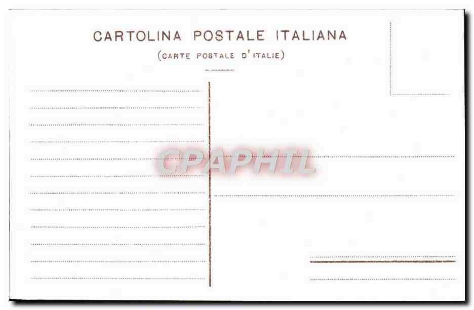 CPA Firenze Facciata Della Cattedrale — Rückseite