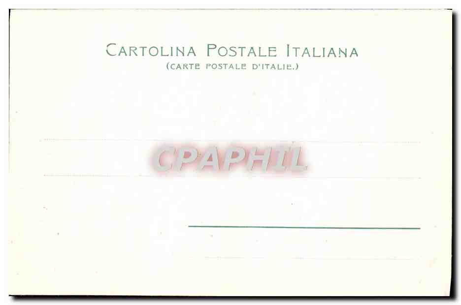 CPA Firenze Niobe Colla Figlia Piu Piccola — Rückseite