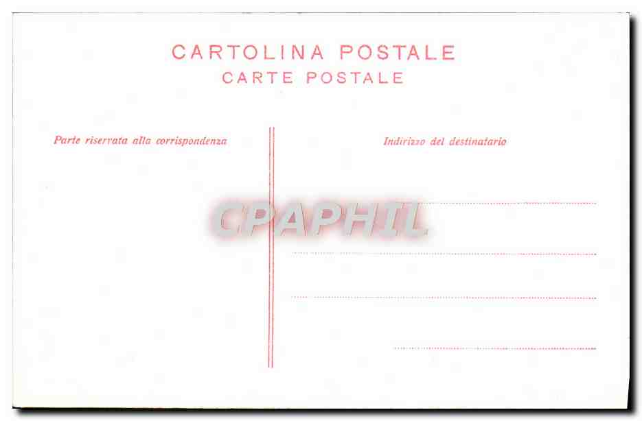 CPA Firenze Portici Degli Uffizi — Rückseite