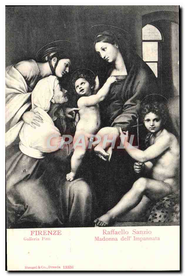 CPA Firenze Raffaello Sanzio Madonna dell Impannata