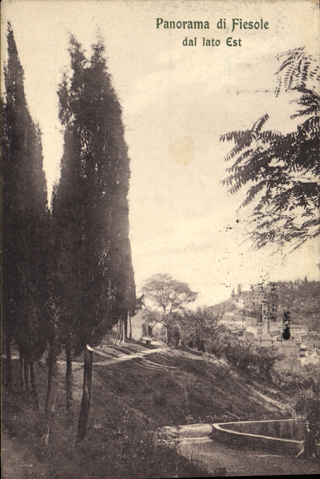 CPA Panorama Di Fiesole Dal Lato Firenze
