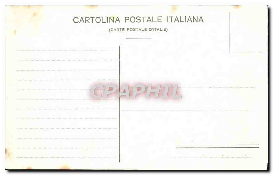 CPA Un Saluto Da Genova Piazza principe col Monumento al duca di Galliera — Rückseite