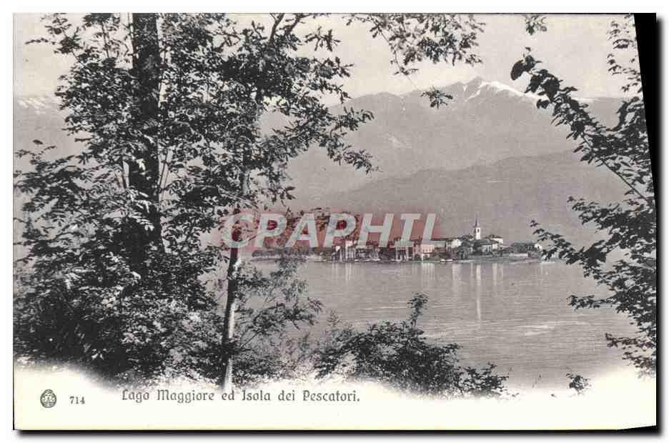 CPA Lago Maggiore Ed Isola Dei Pescatori