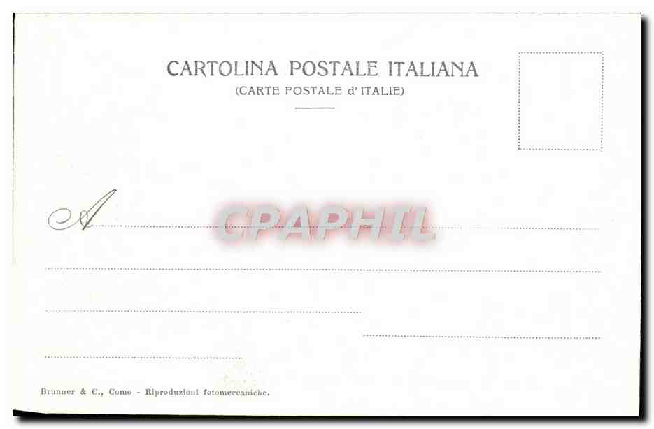 CPA Lago Maggiore Ed Isola Dei Pescatori — Rückseite