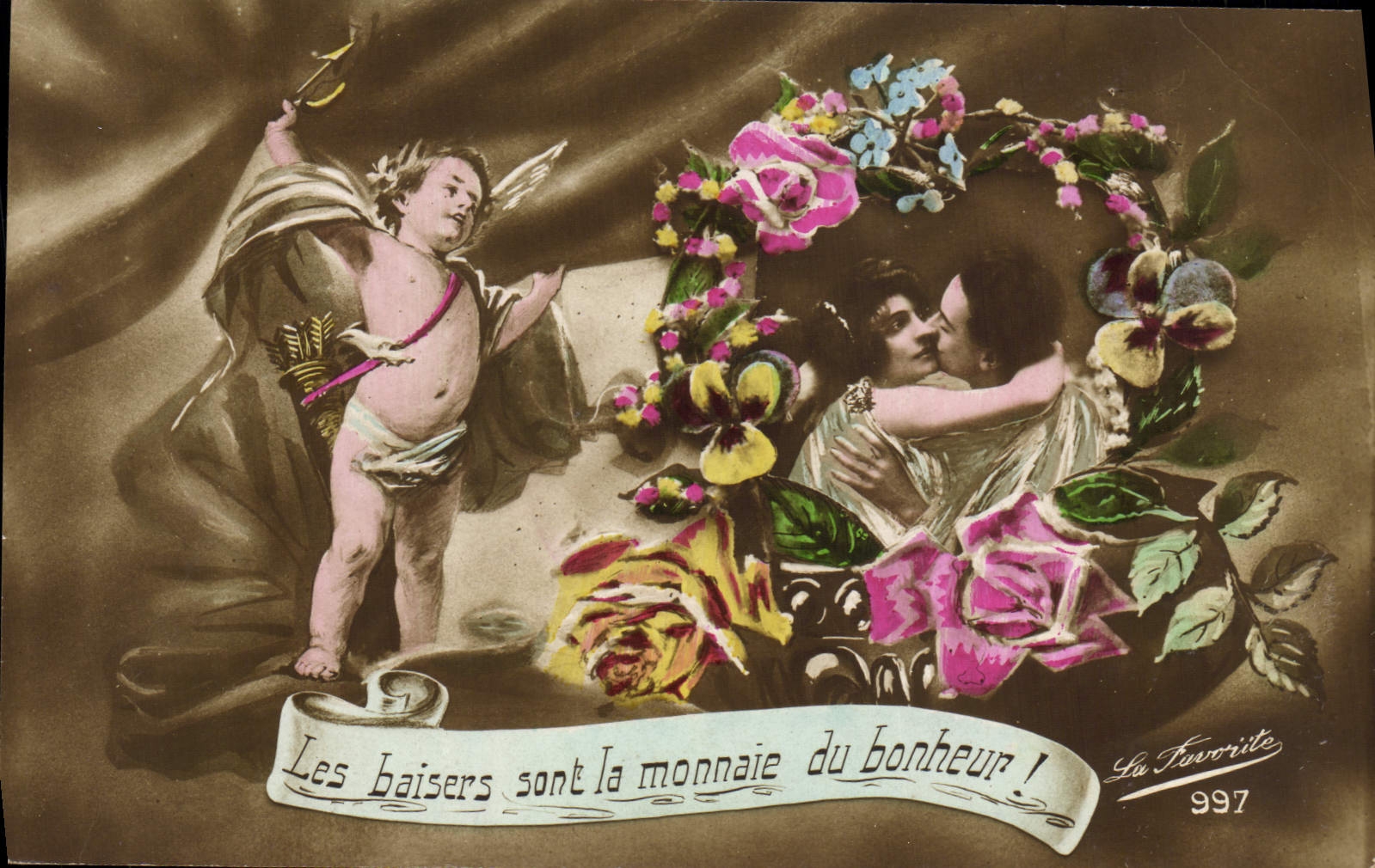CPA Fantaisie Femme Ange 