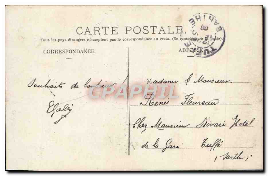 CPA Fantaisie Femme Couple Mariage — Rückseite