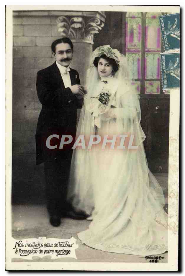 CPA Fantaisie Femme Mariage 