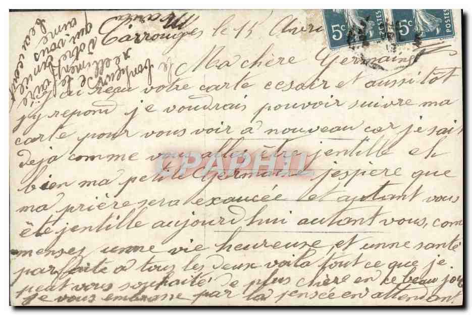 CPA Fantaisie Femme Mariage  — Rückseite