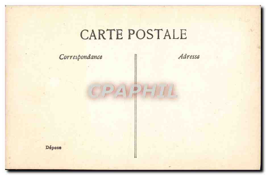 CPA Fantaisie Femme  — Rückseite