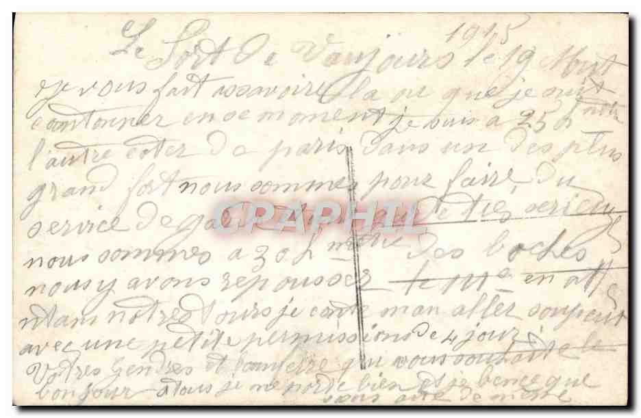 CPA Fantaisie Voeux de Belle Mere Homme — Rückseite