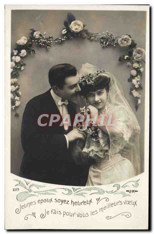 CPA Fantaisie Femme Mariage 