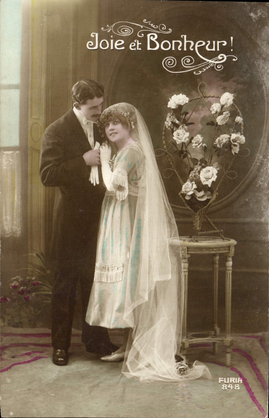 CPA Fantaisie Femme Mariage 