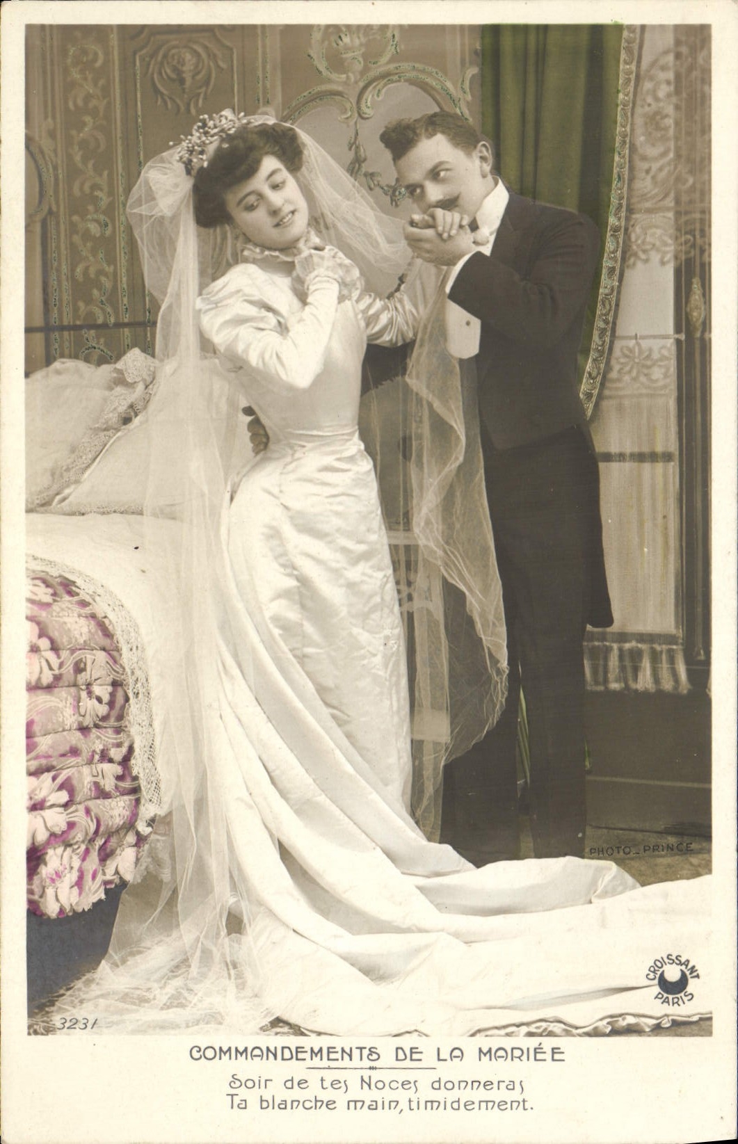 CPA Fantaisie Femme Mariage 