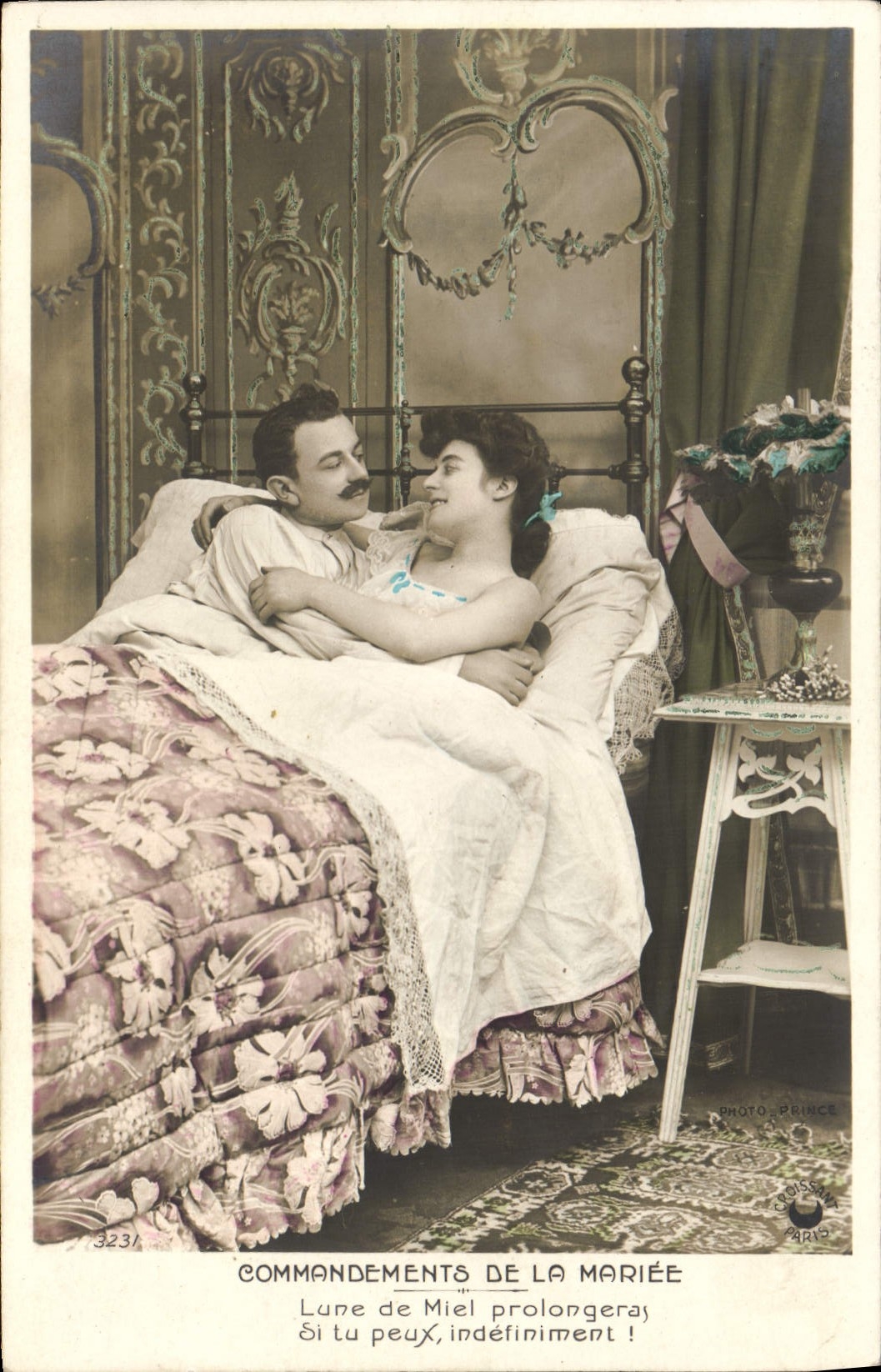 Commandements de la Mariée — Lune de Miel prolongeray Si tu peux, indéfiniment ! — Photo Prince, n°323