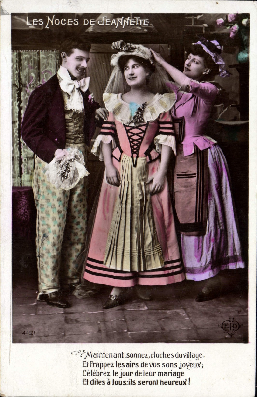 Las Bodas de Jeannette — escena de boda — Ed. E.D. n°4421
