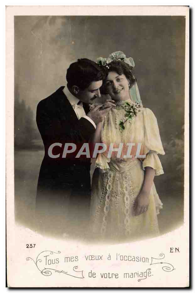 CPA Fantaisie Femme Mariage 