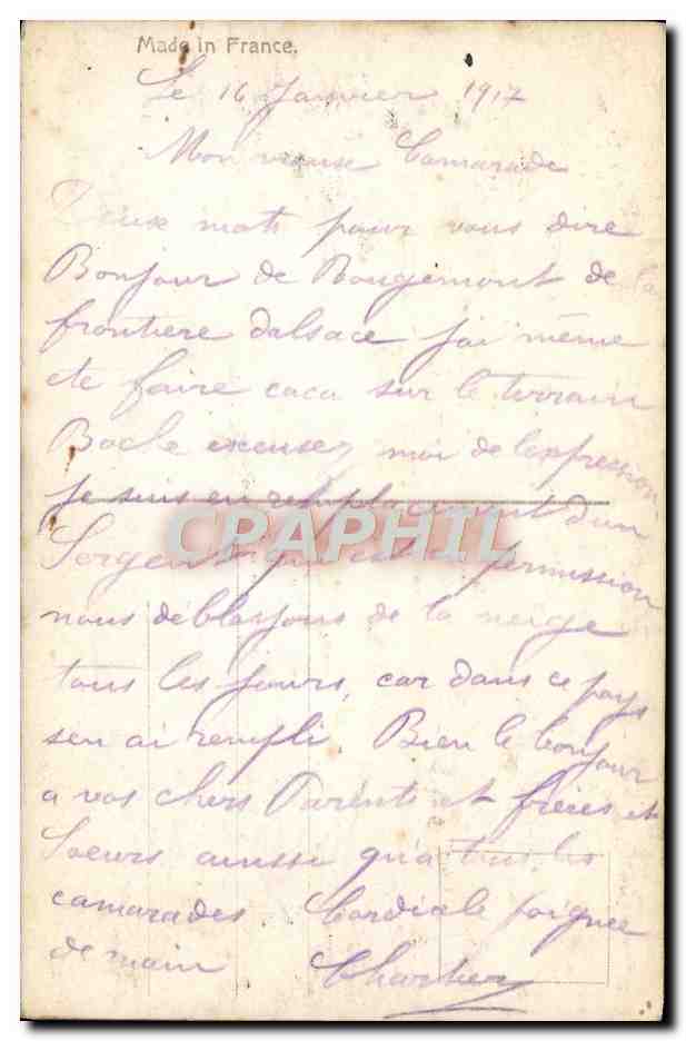 Litanies des Garçons à Marier — REX 4461 — Rückseite