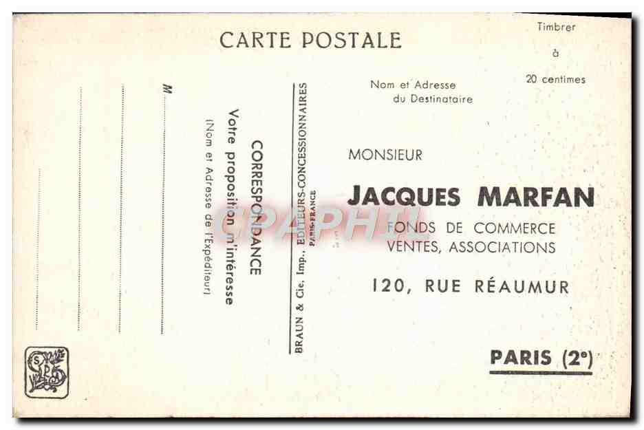 CPA Paris Exposition Coloniale Internationale 1931 Etage Superieur Cour Angkor Vat — Verso