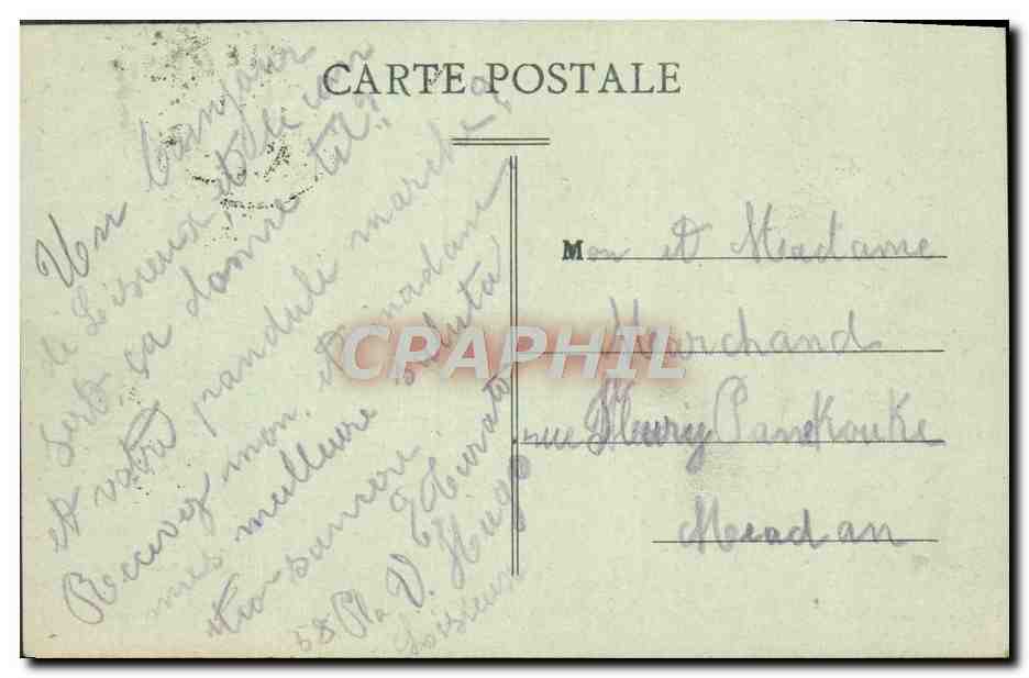 CPA La Normandie Pittoresque Interieur Normand Folklore — Rückseite